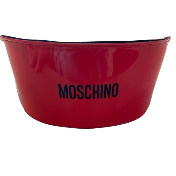 Moschino Other - Moschino red patten leather sunglasses case